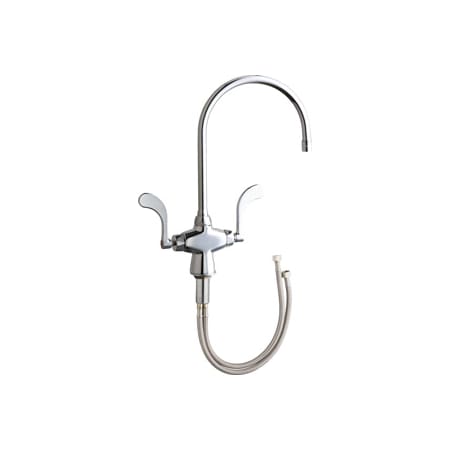 A large image of the Chicago Faucets 50-GN8AE3-317XKAB Chrome