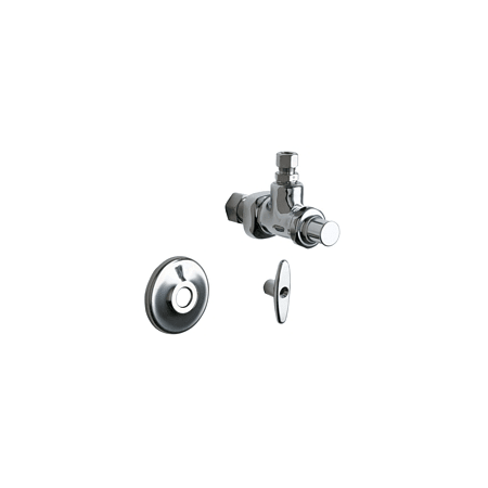A large image of the Chicago Faucets 1025-AB Chrome