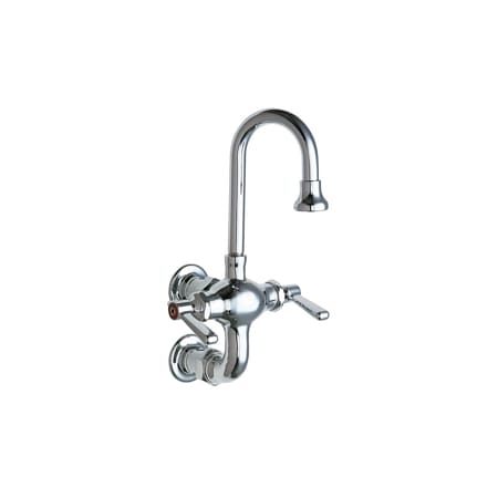 A large image of the Chicago Faucets 225-261AB Chrome
