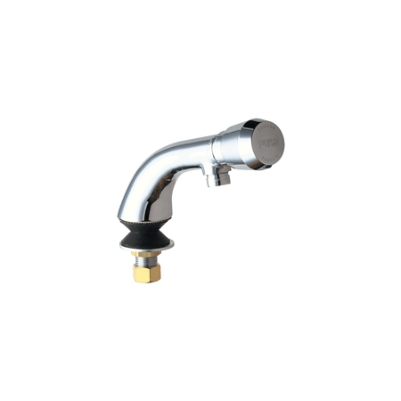 A large image of the Chicago Faucets 807-E12-665PAB Chrome