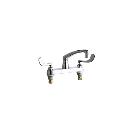 A large image of the Chicago Faucets 1100-317XKVPCAB Chrome