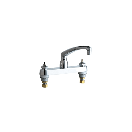A large image of the Chicago Faucets 1100-E35LEHAB Chrome