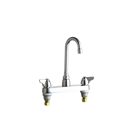 A large image of the Chicago Faucets 1100-GN1AE3AB Chrome