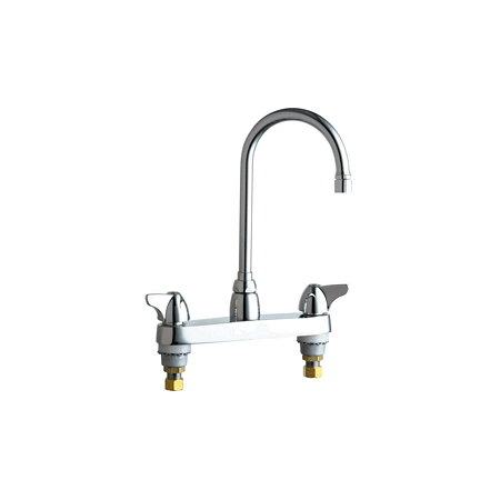A large image of the Chicago Faucets 1100-GN2AE3VXKAB Chrome