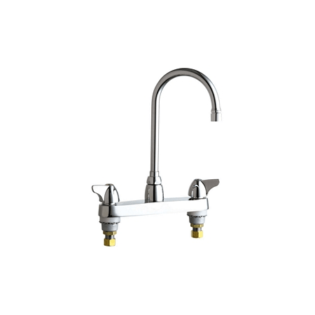 A large image of the Chicago Faucets 1100-GN2AE3XKAB Chrome