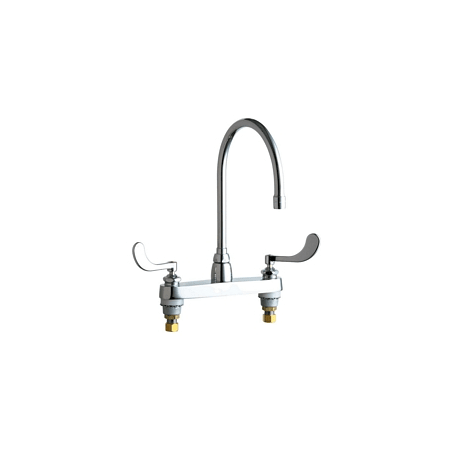 A large image of the Chicago Faucets 1100-GN8AE3-317AB Chrome