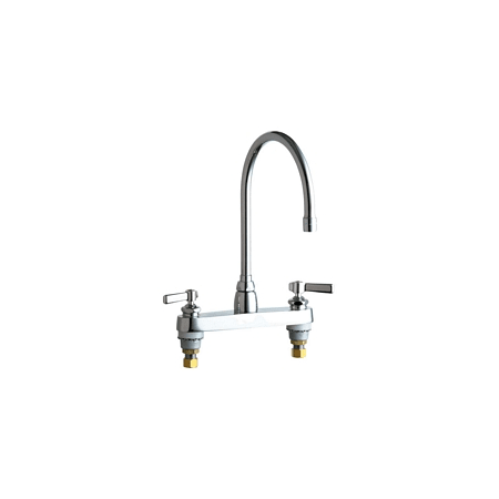 A large image of the Chicago Faucets 1100-GN8AE3-369AB Chrome