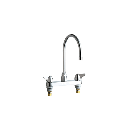 A large image of the Chicago Faucets 1100-GN8AE3VPCAB Chrome