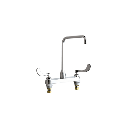 A large image of the Chicago Faucets 1100-HA8-317XKAB Chrome