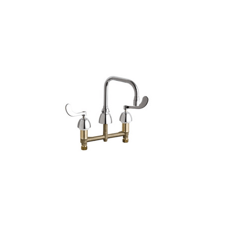 A large image of the Chicago Faucets 201-ADB6AE3-317AB Chrome