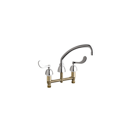 A large image of the Chicago Faucets 201-AE35-317AB Chrome