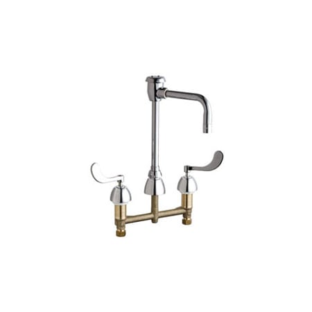 A large image of the Chicago Faucets 201-AG8BVBE3M317AB Chrome