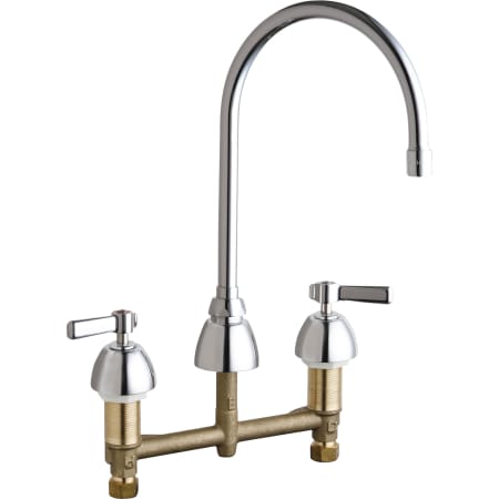 A large image of the Chicago Faucets 201-AGN8AE3AB Chrome