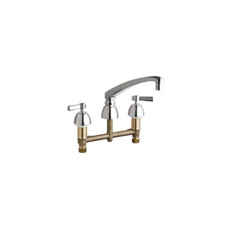 A large image of the Chicago Faucets 201-AL8-317XKAB Chrome