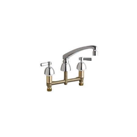A large image of the Chicago Faucets 201-AL8E29V317XKAB Chrome
