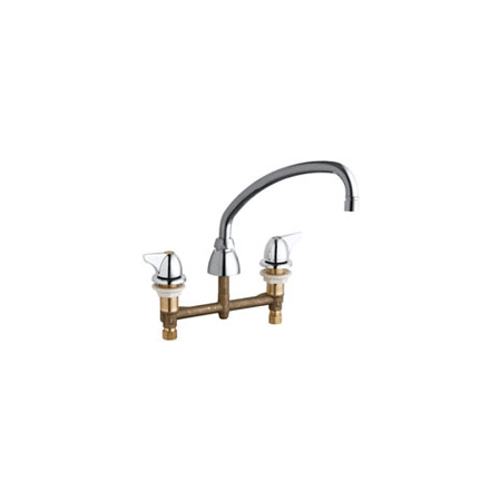 A large image of the Chicago Faucets 201-AVPA1000AB Chrome