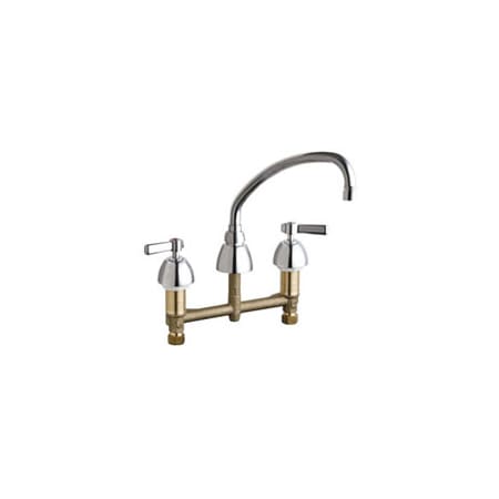 A large image of the Chicago Faucets 201-AVPAXKAB Chrome