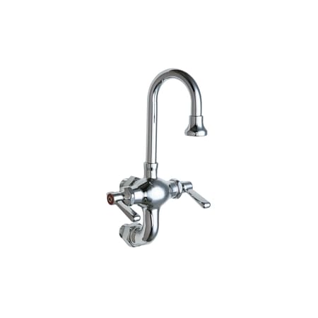 A large image of the Chicago Faucets 225-AB Chrome