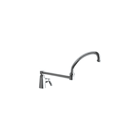 A large image of the Chicago Faucets 350-DJ21AB Chrome