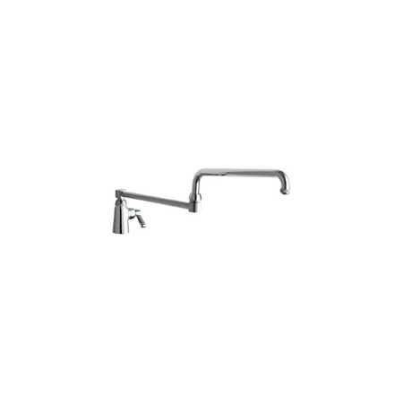 A large image of the Chicago Faucets 350-DJ24AB Chrome