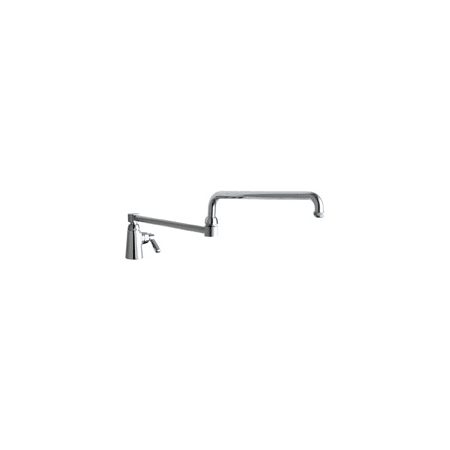 A large image of the Chicago Faucets 350-DJ26AB Chrome