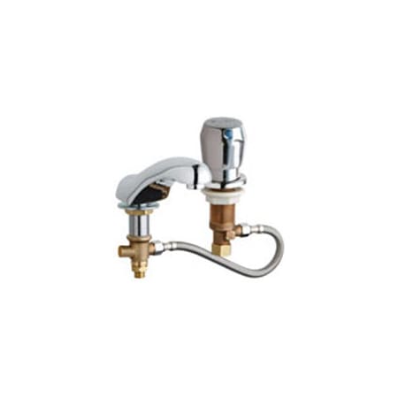 A large image of the Chicago Faucets 404-HZCW665AB Chrome