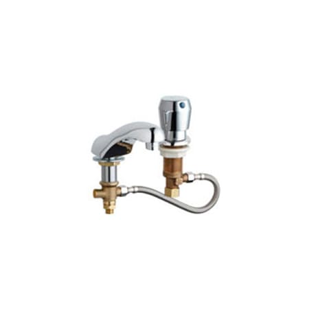 A large image of the Chicago Faucets 404-VHZCW665AB Chrome