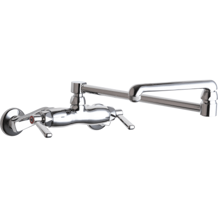A large image of the Chicago Faucets 445-DJ18E1 Chrome