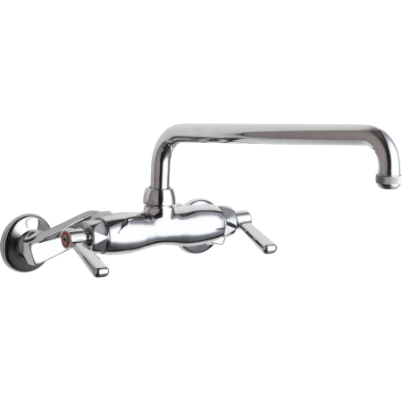 A large image of the Chicago Faucets 445-L12E1AB Chrome