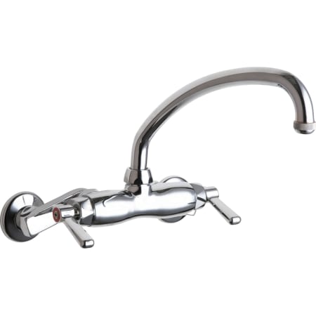 A large image of the Chicago Faucets 445-L9E1AB Chrome