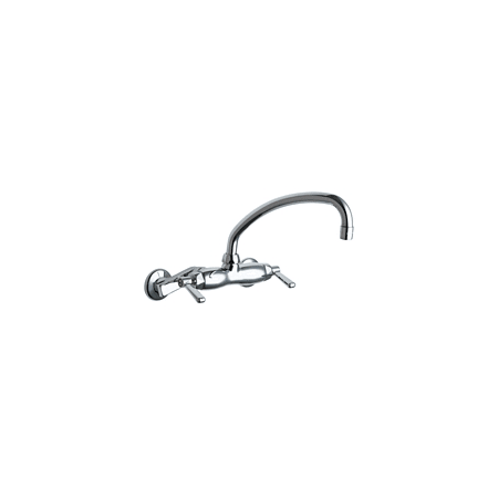 A large image of the Chicago Faucets 445-L9E35AB Chrome