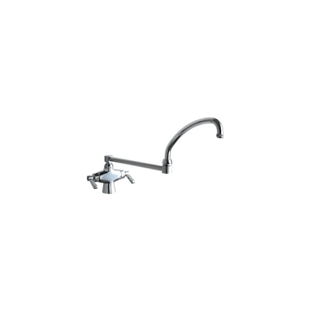 A large image of the Chicago Faucets 50-DJ21AB Chrome
