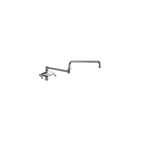 A large image of the Chicago Faucets 50-DJ26AB Chrome