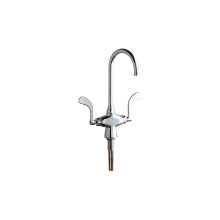 A large image of the Chicago Faucets 50-GN2FC317XKAB Chrome