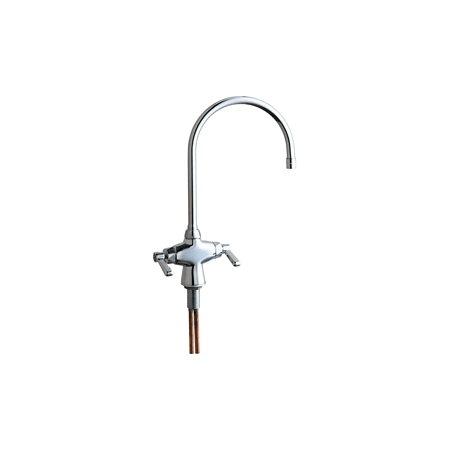A large image of the Chicago Faucets 50-GN8AE35AB Chrome