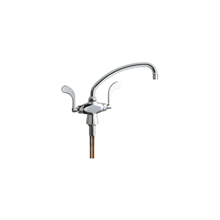 A large image of the Chicago Faucets 50-L9-317XKAB Chrome
