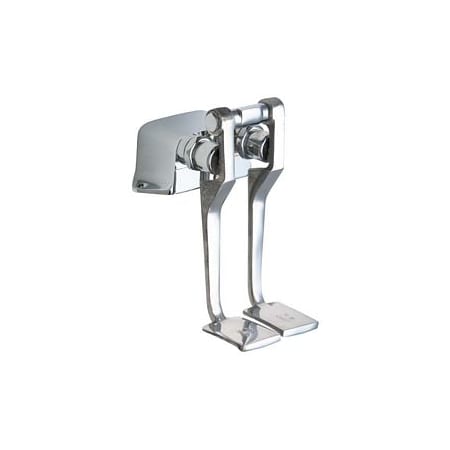 A large image of the Chicago Faucets 625-LPABRCF Rough Chrome