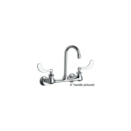 A large image of the Chicago Faucets 631-E19-319AB Chrome