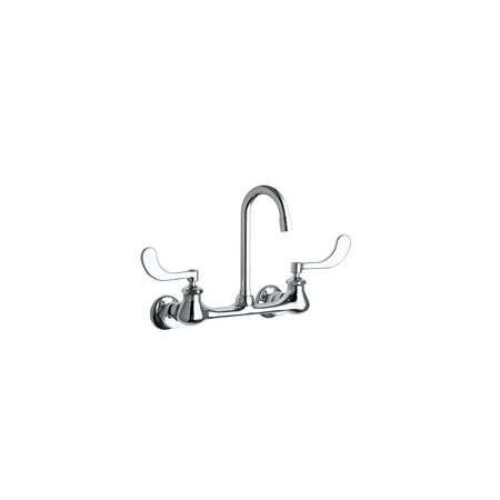 A large image of the Chicago Faucets 631-GN1AE1AB Chrome
