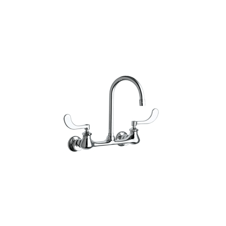 A large image of the Chicago Faucets 631-GN2AE3 Chrome