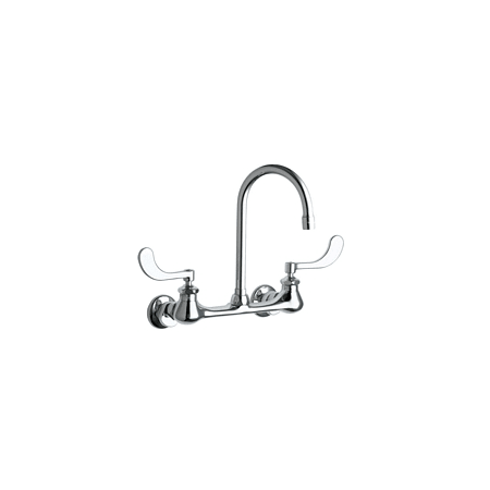 A large image of the Chicago Faucets 631-GN2AE3VPAB Chrome