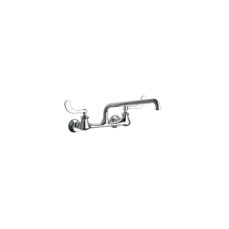 A large image of the Chicago Faucets 631-L12WXFAB Chrome