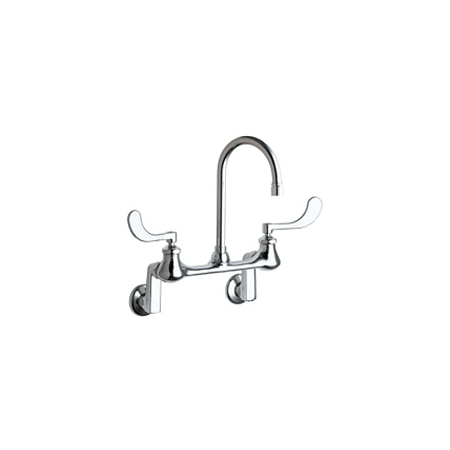 A large image of the Chicago Faucets 631-RGN2AE3AB Chrome