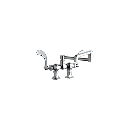 A large image of the Chicago Faucets 772-DJ13-317XKAB Chrome