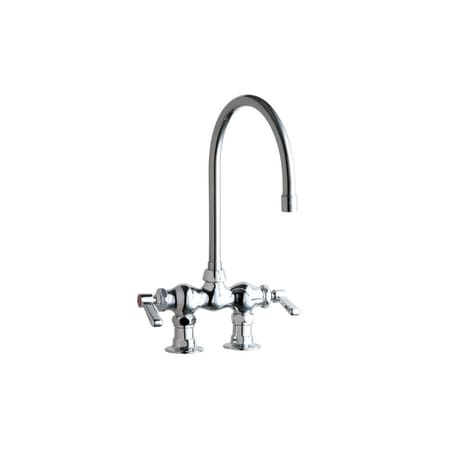 A large image of the Chicago Faucets 772-GN8AE3AB Chrome