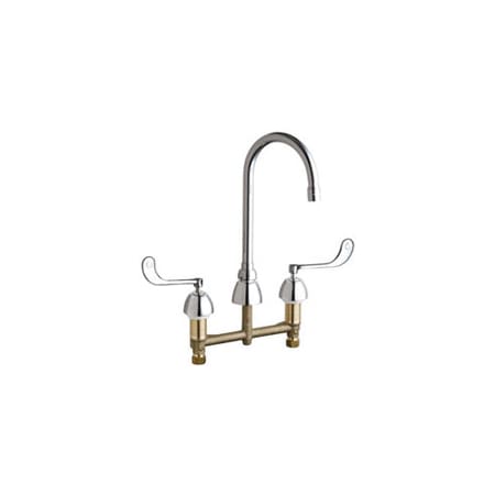 A large image of the Chicago Faucets 786-E3-319XKAB Chrome