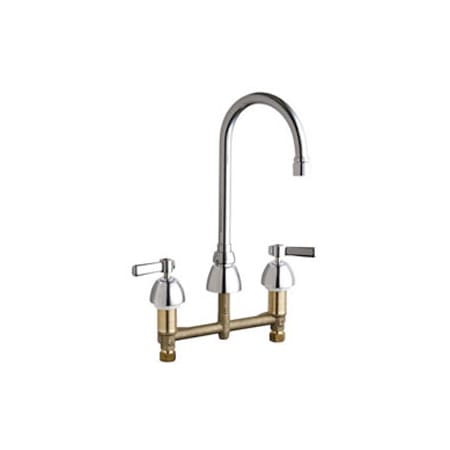 A large image of the Chicago Faucets 786-E3-369VPAAB Chrome