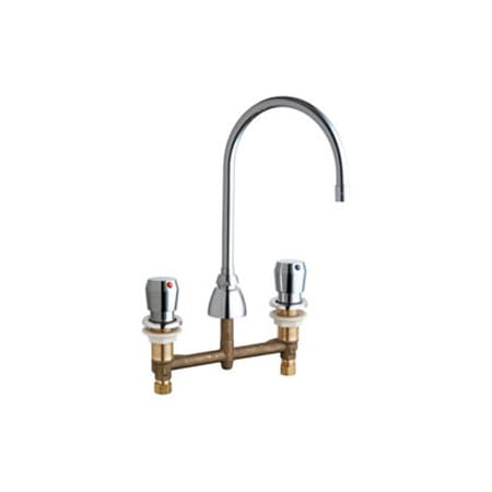 A large image of the Chicago Faucets 786-E35-665AB Chrome