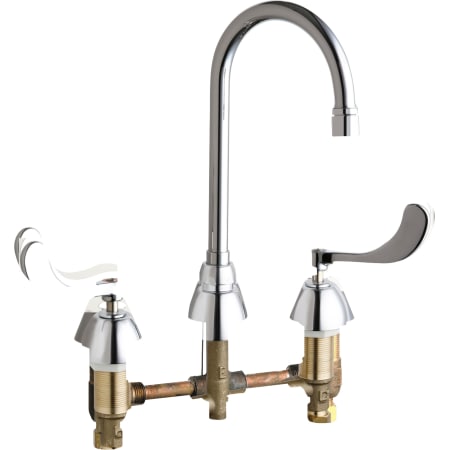 A large image of the Chicago Faucets 786-E35VPCAB Chrome