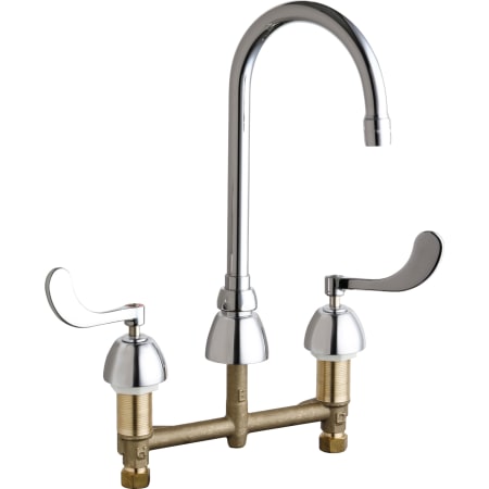 A large image of the Chicago Faucets 786-E3XKAB Chrome